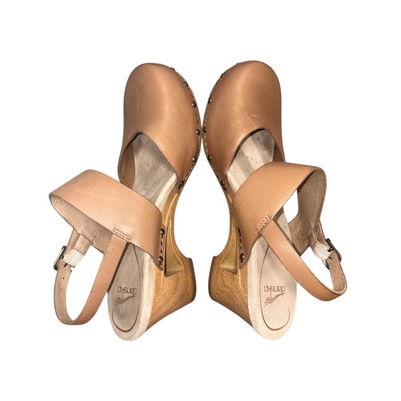 Dansko Thea Leather Mule Clog Slingback Heeled Sandals Bohemian Women’s Size 40 - Picture 8 of 10